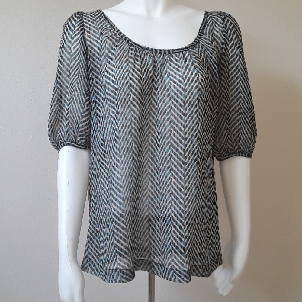 Victoronica M Sheer Blouse (S)